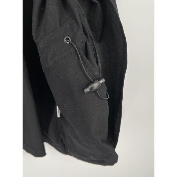 Eileen Fisher System Black Full Zip Jacket Size Medium Cotton Spandex - Picture 5 of 6